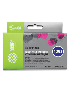 Картридж струйный CACTUS (CS-EPT1293) для EPSON Stylus B42WD/BX305W/BX625WD, пурпурный