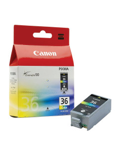 Картридж струйный CANON (CLI-36) PIXMA iP100, цветной, оригинальный, ресурс 250 стр., 1511B001