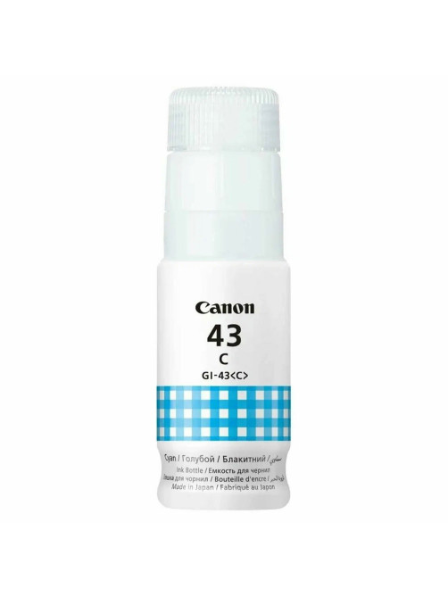 Чернила CANON (GI-43C) для СНПЧ Pixma G540 / G640, голубые, 8000 стр., оригинальные, 4672C001