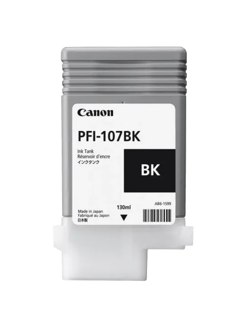 Картридж струйный CANON (PFI-107BK) PF680/685/780/785, черный, оригинальный, 130 мл, 6705B001