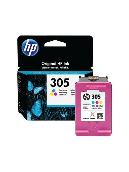 Картридж струйный HP (3YM60AE) DJ 2320/2720/4120, №305, трехцветный, оригинальный, ресурс 100 страниц