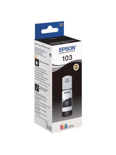 Чернила EPSON 103 (C13T00S14A) для СНПЧ EPSON L3100/L3101/L3110/L3150/L3151/L1110, черные, ОРИГИНАЛЬНЫЕ