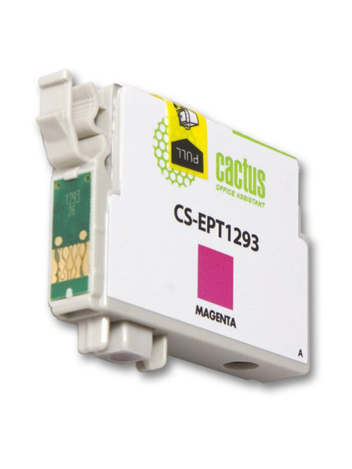 Картридж струйный CACTUS (CS-EPT1293) для EPSON Stylus B42WD/BX305W/BX625WD, пурпурный