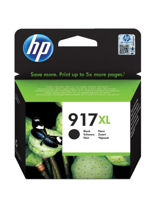 Картридж струйный HP (3YL85AE) для HP OfficeJet Pro 8023, №917XL черный, ресурс 1500 страниц, оригинальный