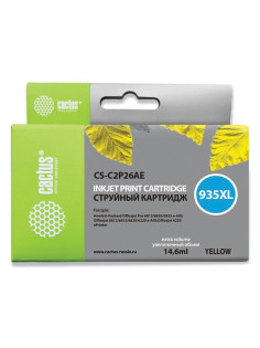 Картридж струйный CACTUS (CS-C2P26AE) для HP Officejet Pro 6830/6230, желтый