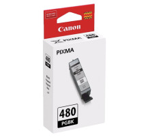 Картридж струйный CANON (PGI-480PGBK), для PIXMA TS704/TS6140, пигмент черный, ресурс 200 страниц, 2077C001