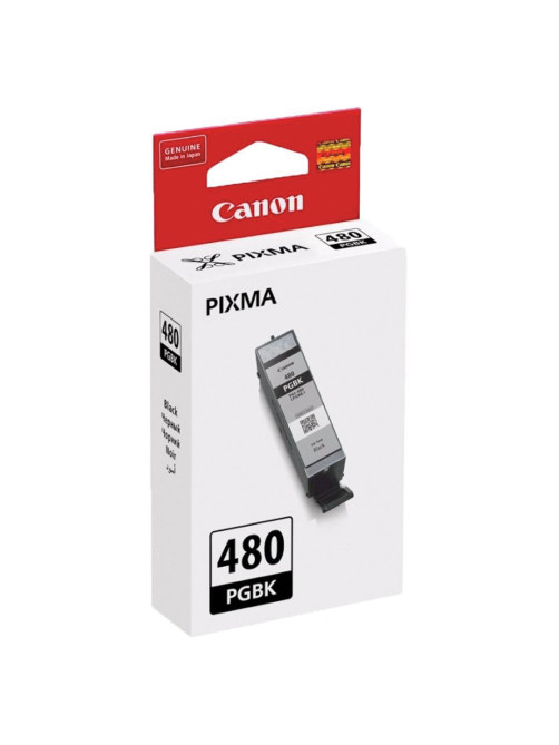 Картридж струйный CANON (PGI-480PGBK), для PIXMA TS704/TS6140, пигмент черный, ресурс 200 страниц, 2077C001