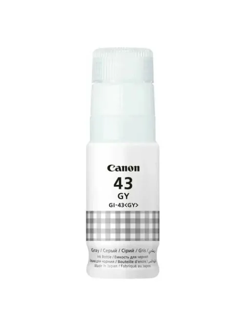 Чернила CANON (GI-43GY) для СНПЧ Pixma G540 / G640, серые, 8000 стр., оригинальные, 4707C001
