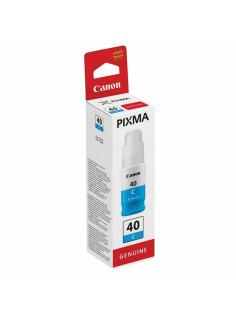 Чернила CANON (GI-40C) для СНПЧ Pixma G5040/G6040, голубые, ресурс 7700 страниц, оригинальные, 3400C001