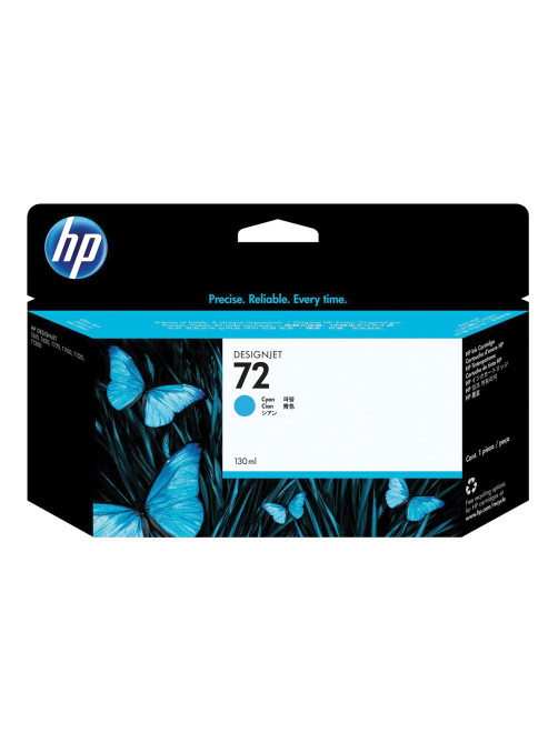 Картридж струйный для плоттера HP (C9371A) Designjet T610/795/1100 и др., №72, голубой, 130 мл, оригинальный