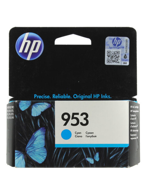 Картридж струйный HP (F6U12AE) Officejet Pro 8710/8210, №953, голубой, ресурс 700 стр., оригинальный
