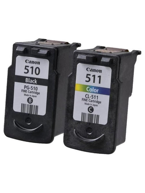 Картридж струйный CANON (PG-510/CL-511) PIXMA MP240/250/260/MX320, оригинальный КОМПЛЕКТ 2 цвета, 264 страницы, 2970B010