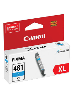 Картридж струйный CANON (CLI-481C XL) для PIXMA TS704 / TS6140, голубой, ресурс 515 страниц, оригинальный, 2044C001