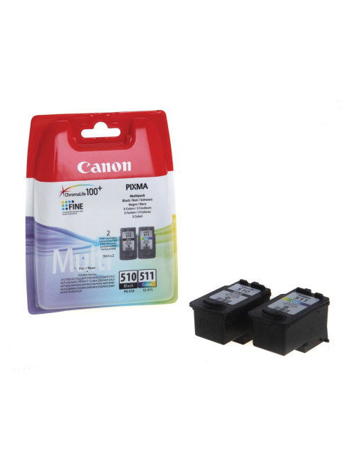 Картридж струйный CANON (PG-510/CL-511) PIXMA MP240/250/260/MX320, оригинальный КОМПЛЕКТ 2 цвета, 264 страницы, 2970B010