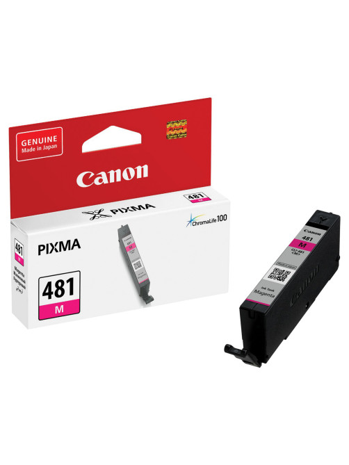 Картридж струйный CANON (CLI-481M) для PIXMA TS704 / TS6140, пурпурный, ресурс 236 страниц, оригинальный, 2099C001