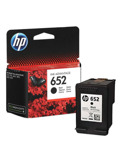 Картридж струйный HP (F6V25AE) DeskJet 2135/3635/3835/4535/4675/1115, №652, черный, оригинальный, ресурс 360 стр.