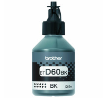 Чернила BROTHER (BTD60BK) для СНПЧ DCP-T310/T510W/T710W, черные, оригинальные, ресурс 6500 страниц