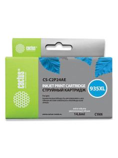 Картридж струйный CACTUS (CS-C2P24AE) для HP Officejet Pro 6830/6230, голубой