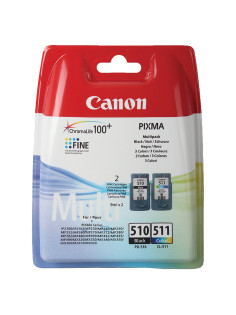 Картридж струйный CANON (PG-510/CL-511) PIXMA MP240/250/260/MX320, оригинальный КОМПЛЕКТ 2 цвета, 264 страницы, 2970B010