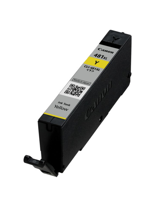 Картридж струйный CANON (CLI-481Y XL) для PIXMA TS704 / TS6140, желтый, ресурс 512 страниц, оригинальный, 2046C001