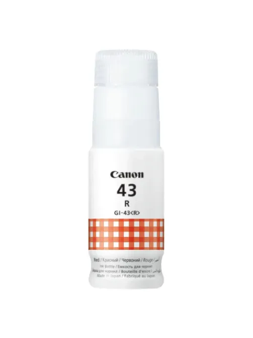 Чернила CANON (GI-43R) для СНПЧ Pixma G540 / G640, красные, 8000 стр., оригинальные, 4716C001