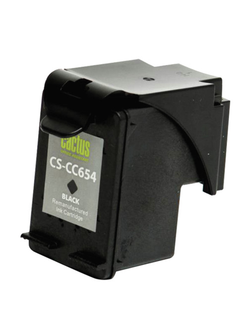 Картридж струйный CACTUS (CS-CC654) для HP Officejet J4580/4640/4680, черный