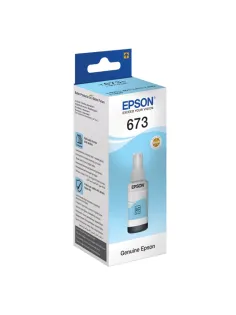 Чернила EPSON 673 (T6735) для СНПЧ Epson L800/L805/L810/L850/L1800, светло-голубые, ОРИГИНАЛЬНЫЕ, C13T67354A/598