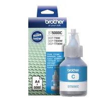 Чернила BROTHER (BT5000C) для СНПЧ Brother DCP-T310/T510W\T710W, голубые, оригинальные, ресурс 5000 страниц