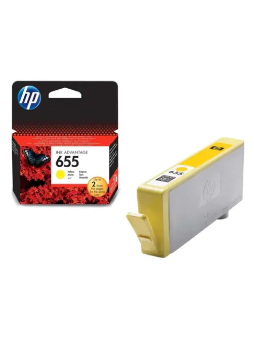 Картридж струйный HP (CZ112AE) Deskjet Ink Advantage 3525/5525/4515/4525 №655, желтый, оригинальный