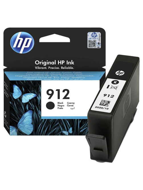 Картридж струйный HP (3YL80AE) для HP OfficeJet Pro 8023, №912 черный, ресурс 300 страниц, оригинальный