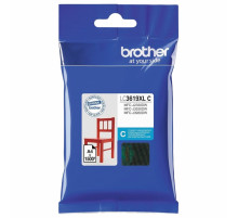 Картридж струйный BROTHER (LC3619XLC) для MFC-J3530DW/J3930DW, голубой, оригинальный, ресурс 1500 страниц