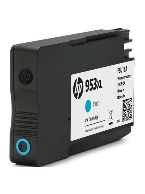 Картридж струйный HP (F6U16AE) Officejet Pro 8710/8210, №953XL, голубой, увеличенный ресурс 1600 стр., оригинальный