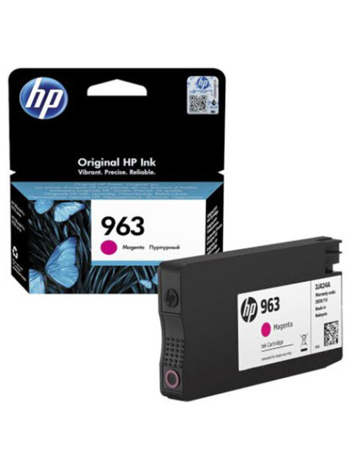 Картридж струйный HP (3JA24AE) для HP OfficeJet Pro 9010/9013/9020/9023, №963 пурпурный, ресурс 700 страниц