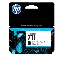 Картридж струйный для плоттера HP (CZ129A) DesignJet T120/T520, №711, черный, оригинальный