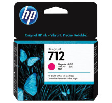 Картридж струйный для плоттера HP (3ED68A) DesignJet T230/T250/T630/T650, №712, пурпурный, оригинальный