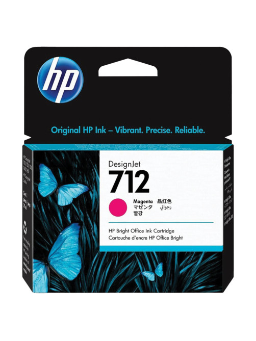 Картридж струйный для плоттера HP (3ED68A) DesignJet T230/T250/T630/T650, №712, пурпурный, оригинальный