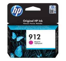 Картридж струйный HP (3YL78AE) для HP OfficeJet Pro 8023, №912 пурпурный, ресурс 315 страниц, оригинальный