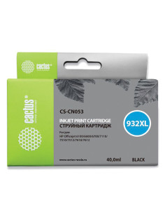Картридж струйный CACTUS (CS-CN053) для HP OfficeJet 6100/6600/6700, черный