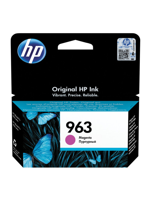 Картридж струйный HP (3JA24AE) для HP OfficeJet Pro 9010/9013/9020/9023, №963 пурпурный, ресурс 700 страниц