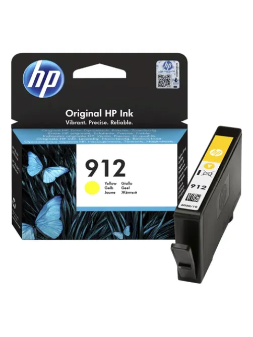 Картридж струйный HP (3YL79AE) для HP OfficeJet Pro 8023, №912 желтый, ресурс 315 страниц, оригинальный