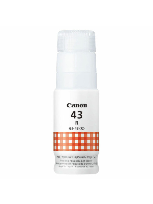 Чернила CANON (GI-43R) для СНПЧ Pixma G540 / G640, красные, 8000 стр., оригинальные, 4716C001