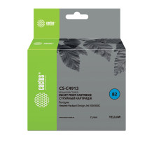 Картридж струйный CACTUS (CS-C4913) для плоттеров HP DesignJet 500/510/800, желтый