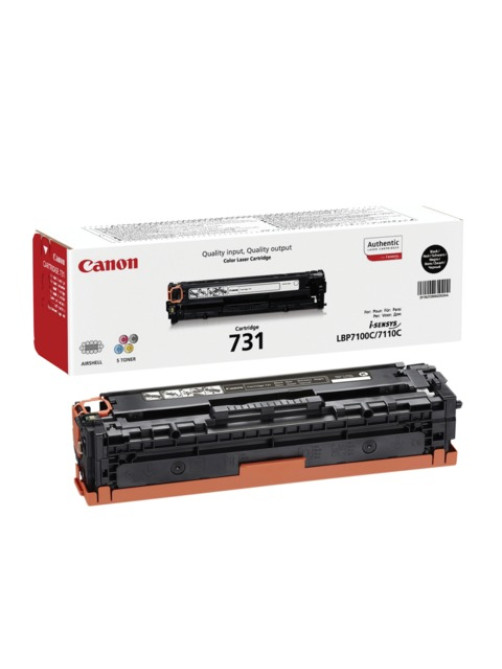 Картридж лазерный CANON (731BK) LBP7100/7110/MF8230/8280, черный, ресурс 1400 страниц, оригинальный, 6272B002