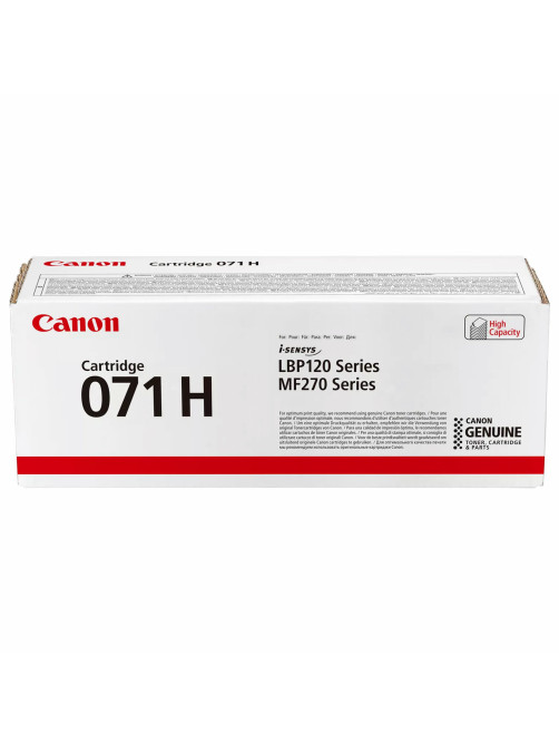 Картридж лазерный CANON (071H) для i-SENSYS MF275dw/MF272dw/LBP122dw, ресурс 2500 стр., оригинальный, 5646C002