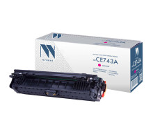 Картридж лазерный NV PRINT (NV-CE743A) для HP CP5220/CP5225/CP5225dn/CP5225n, пурпурный, ресурс 7300 страниц