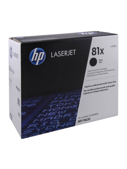 Картридж лазерный HP (CF281X) LaserJet M605/M606/M630, №81X, оригинальный, увеличенный ресурс 25000 страниц
