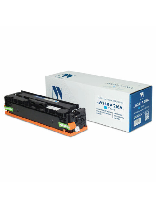 Картридж лазерный NV PRINT (NV-W2411A) для HP Color LaserJet M182/M183, голубой, ресурс 850 страниц