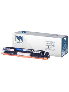 Картридж лазерный NV PRINT (NV-CE310A/729Bk) для HP M175nw/CP1025nw/CANON LBP7010C, черный, ресурс 1200 страниц
