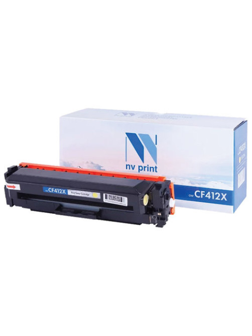 Картридж лазерный NV PRINT (NV-CF412X) для HP M377dw/M452nw/M477fdn/M477fdw, желтый, ресурс 5000 страниц