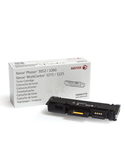 Тонер-картридж XEROX (106R02778) WC 3215/3225/Phaser 3052/3260, оригинальный, ресурс 3000 стр.